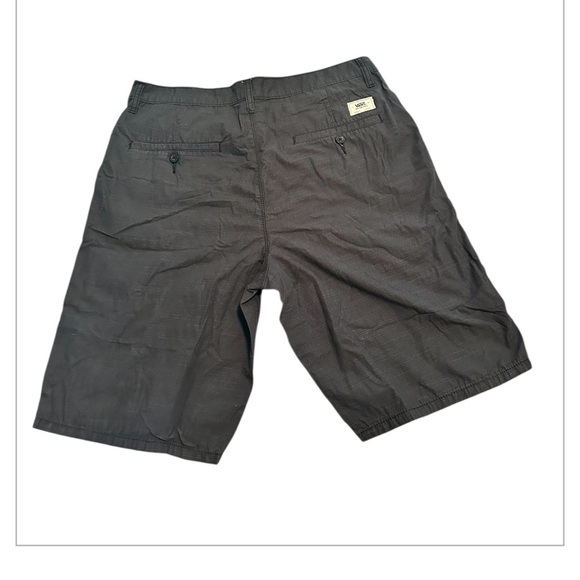 Vans Black Flat Front Shorts Casual Style - Picture 2 of 4